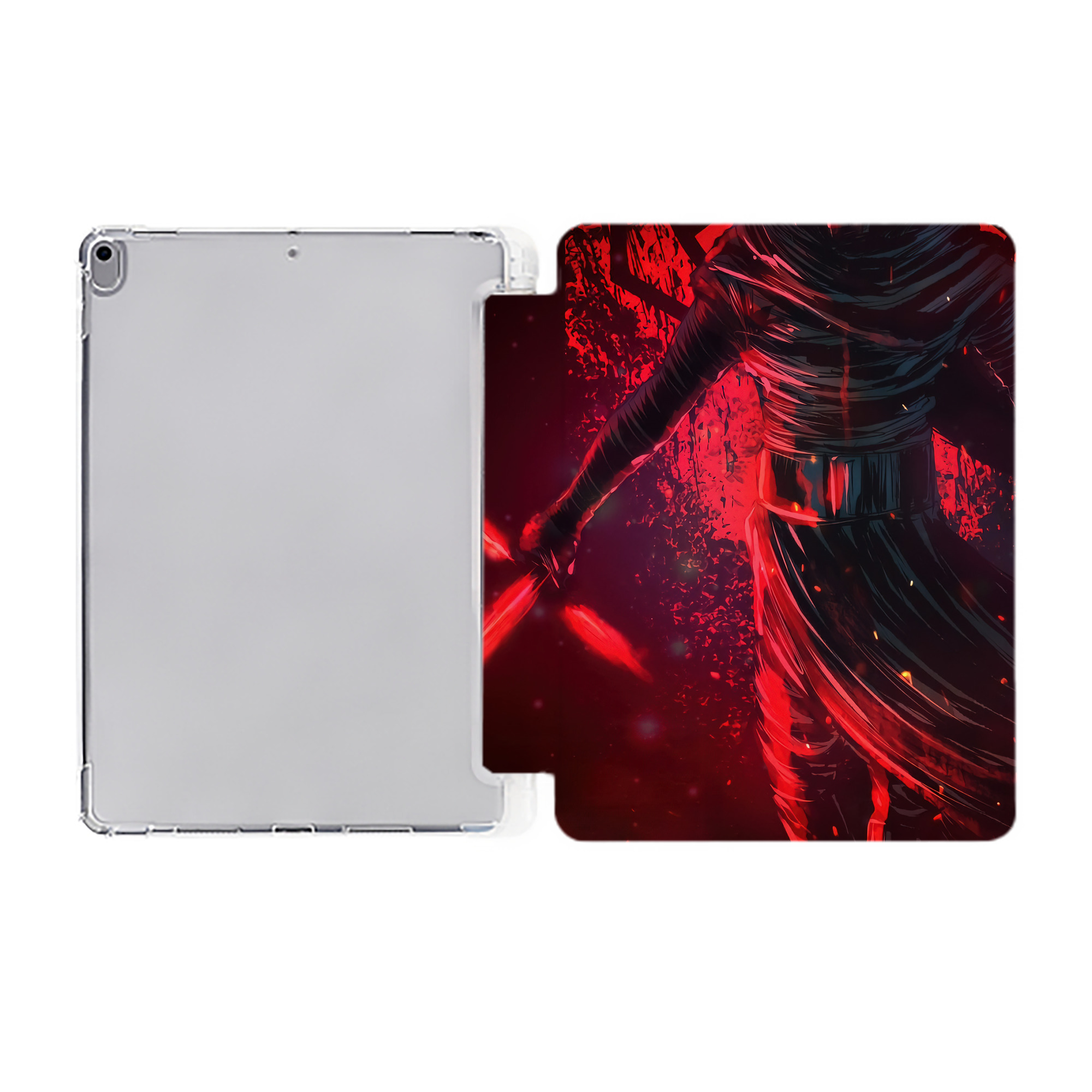 （画像用） スター・ウォーズ Star Wars IPad ケース ペン収納付き 三つ折りスタンド PUレザー×シリコン 対応機種9.5/10.5/10.9インチ